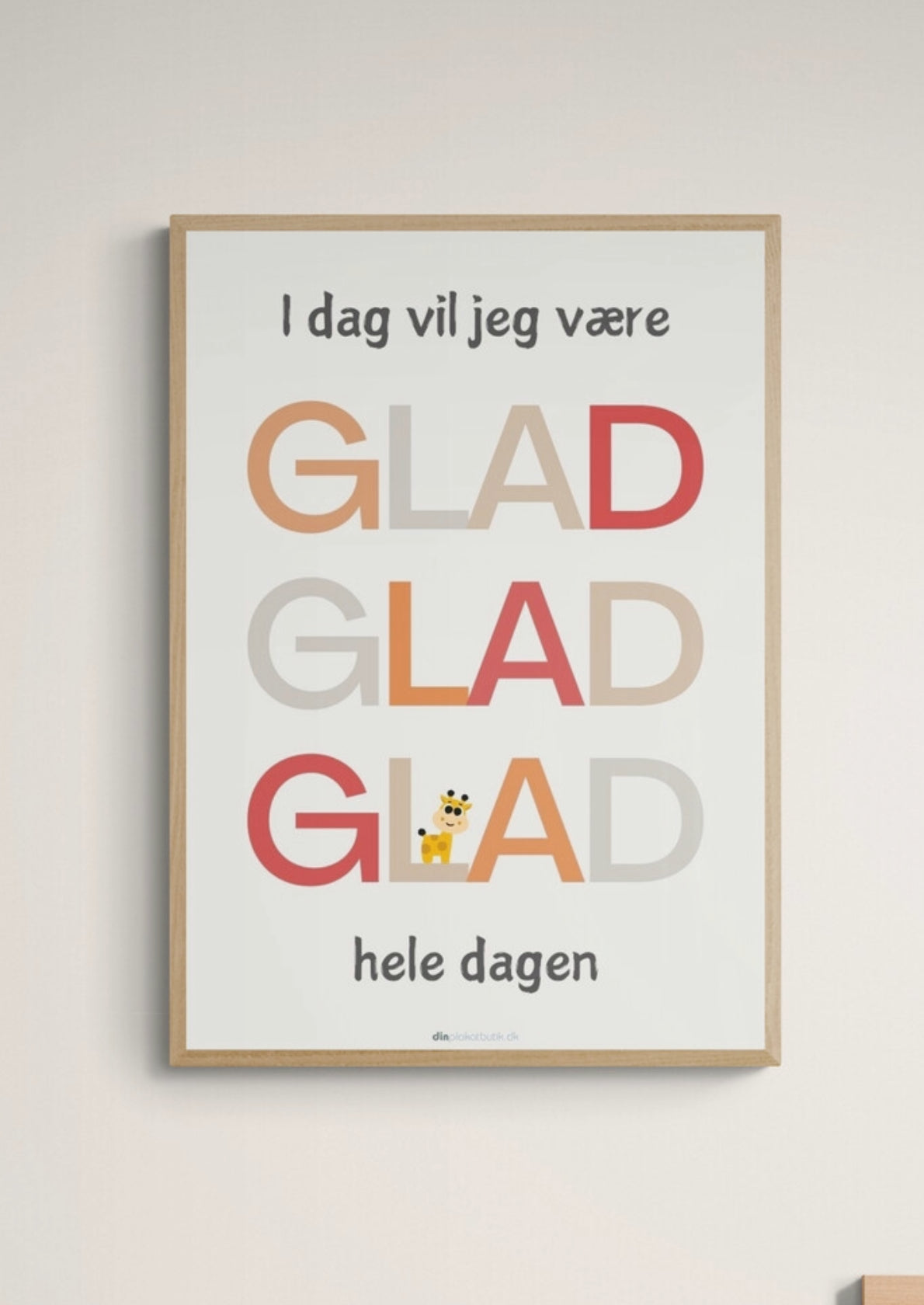 Glad plakat