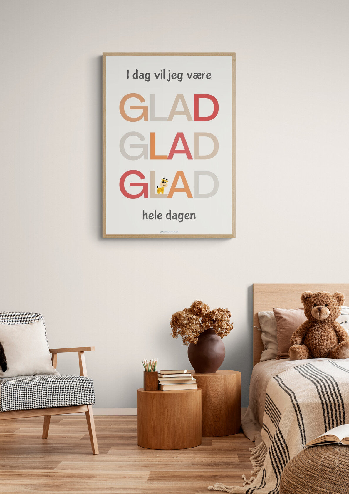 Glad plakat