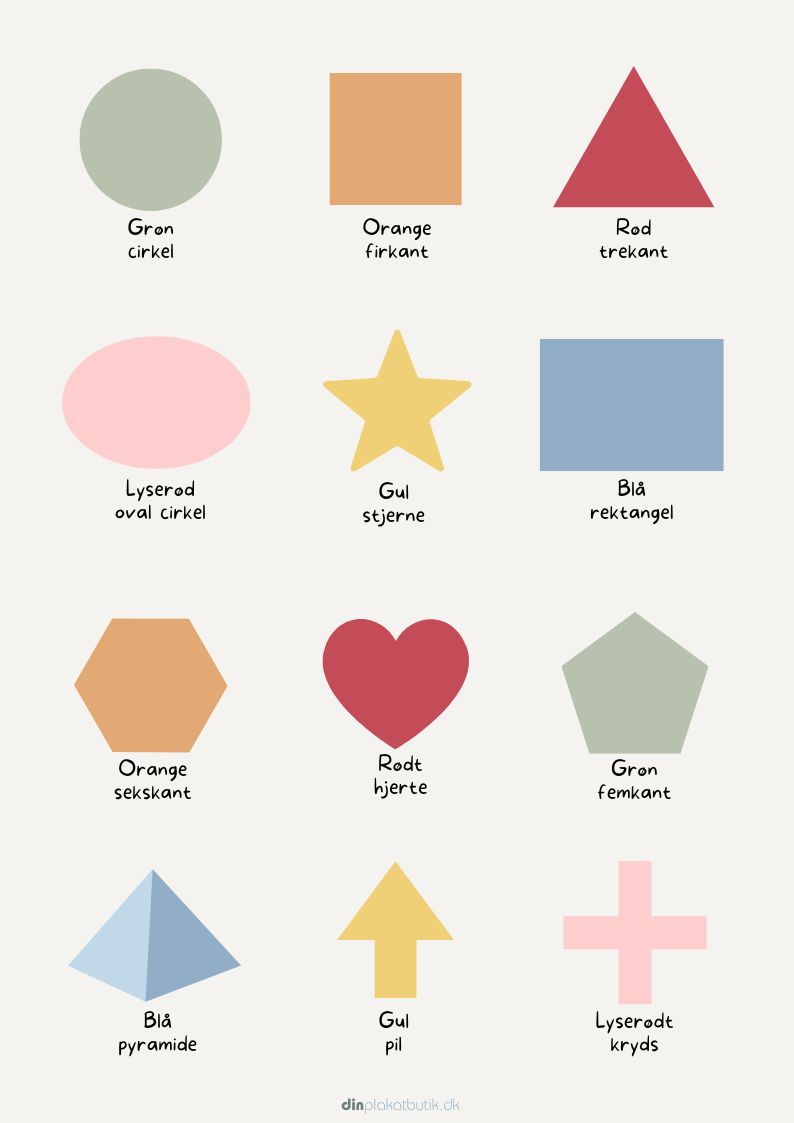 Lær Former & Farver