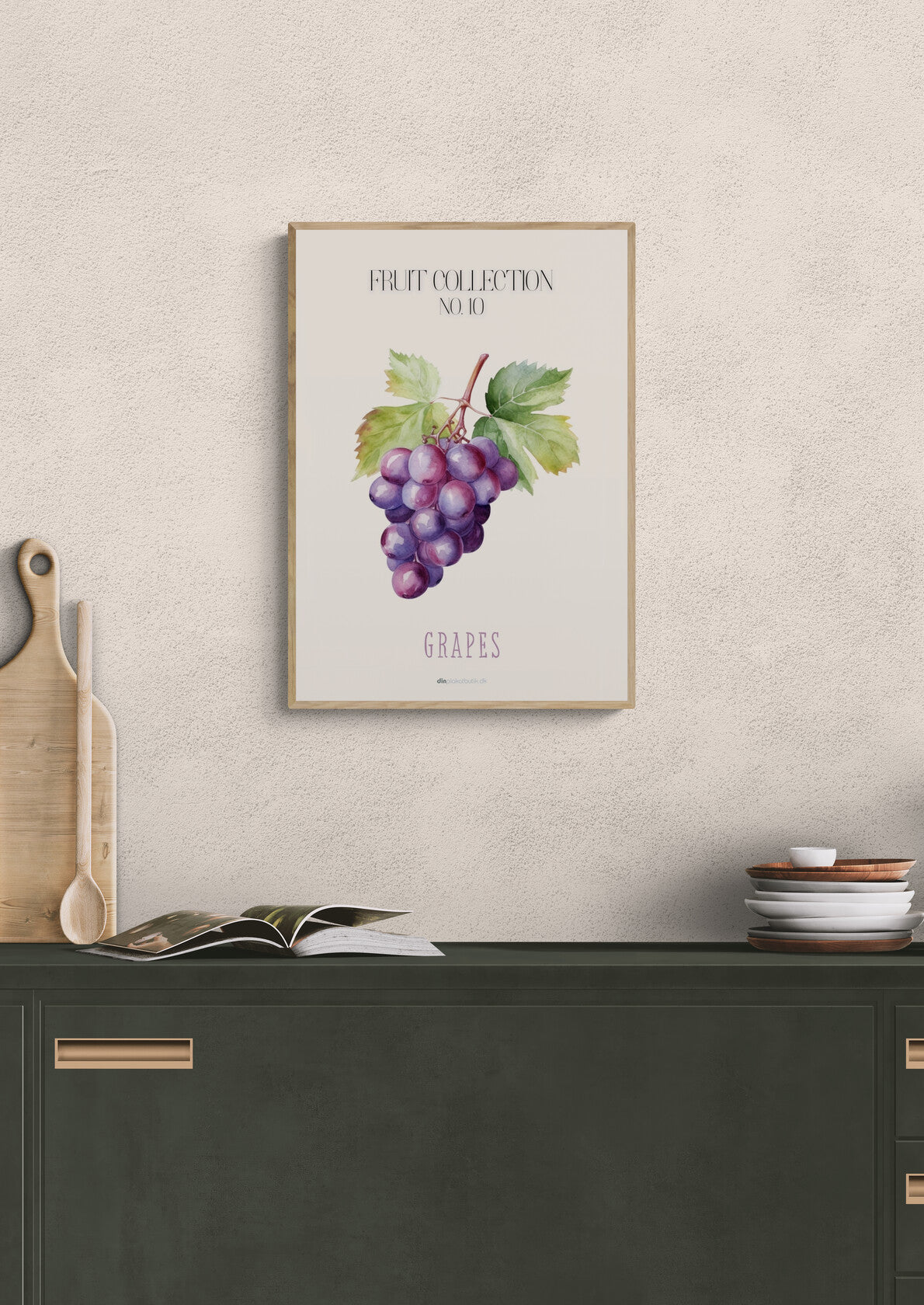 Frugtplakat - Vindruer