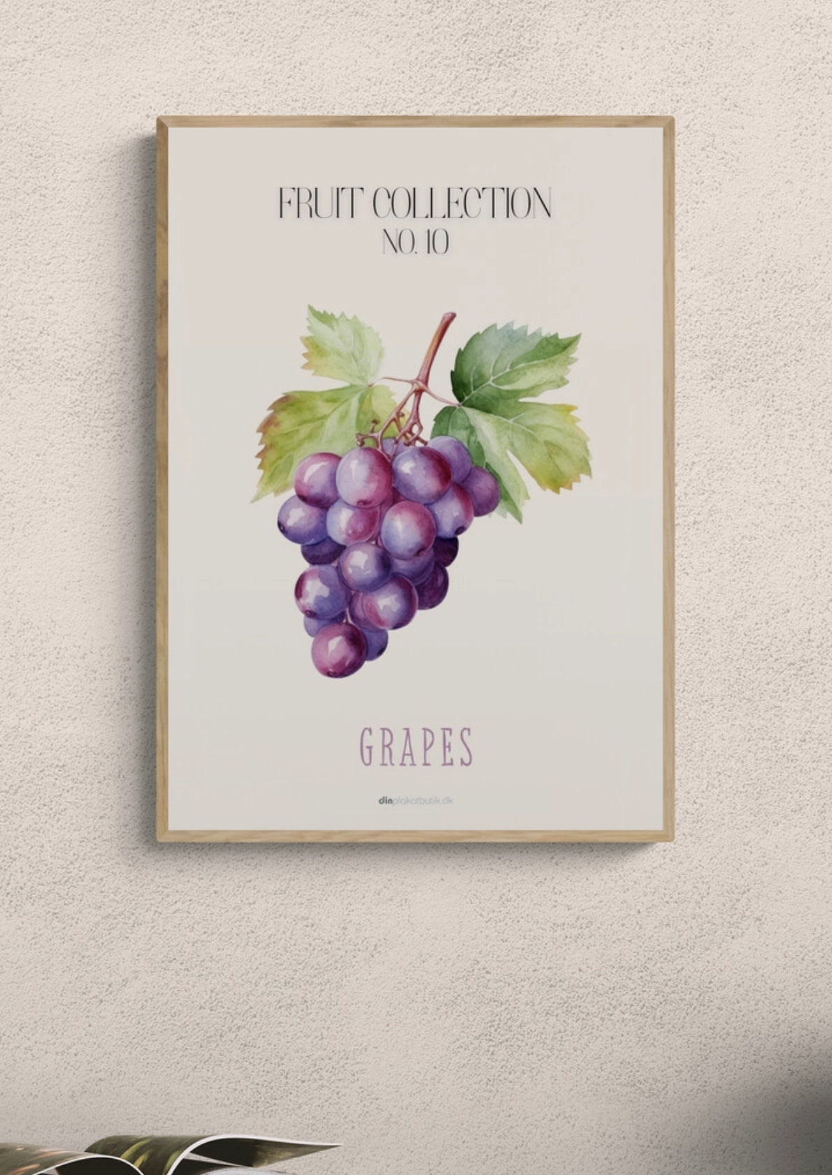 Frugtplakat - Vindruer