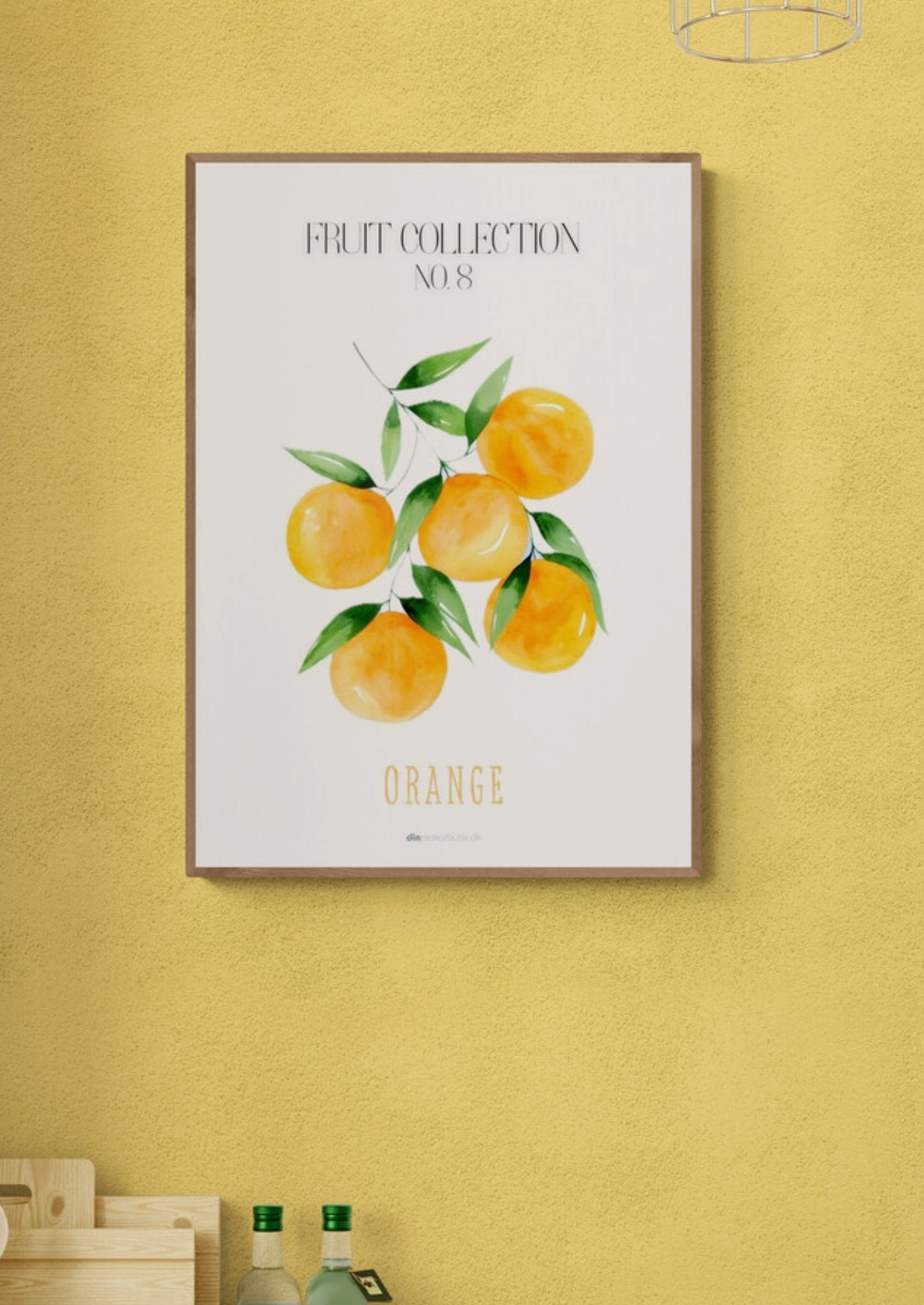 Frugtplakat - Appelsin