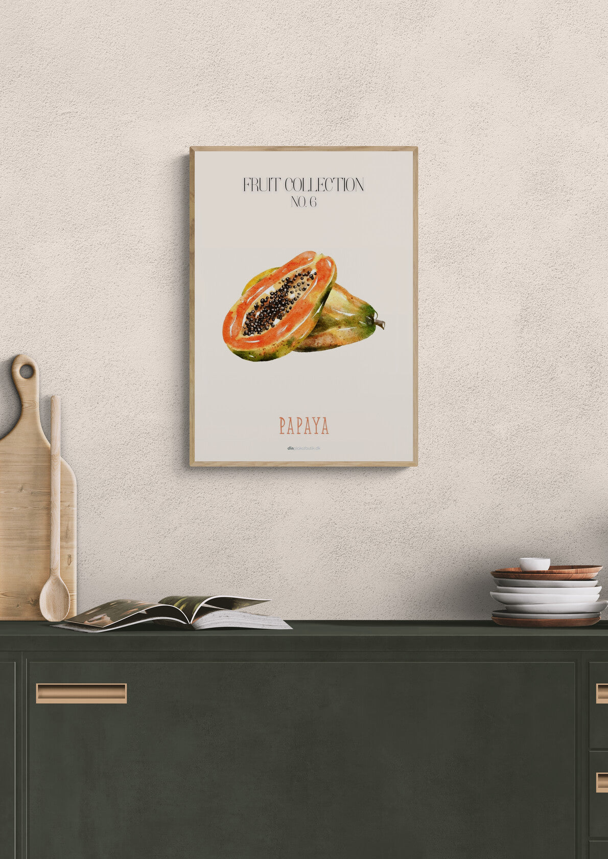Frugtplakat - Papaya
