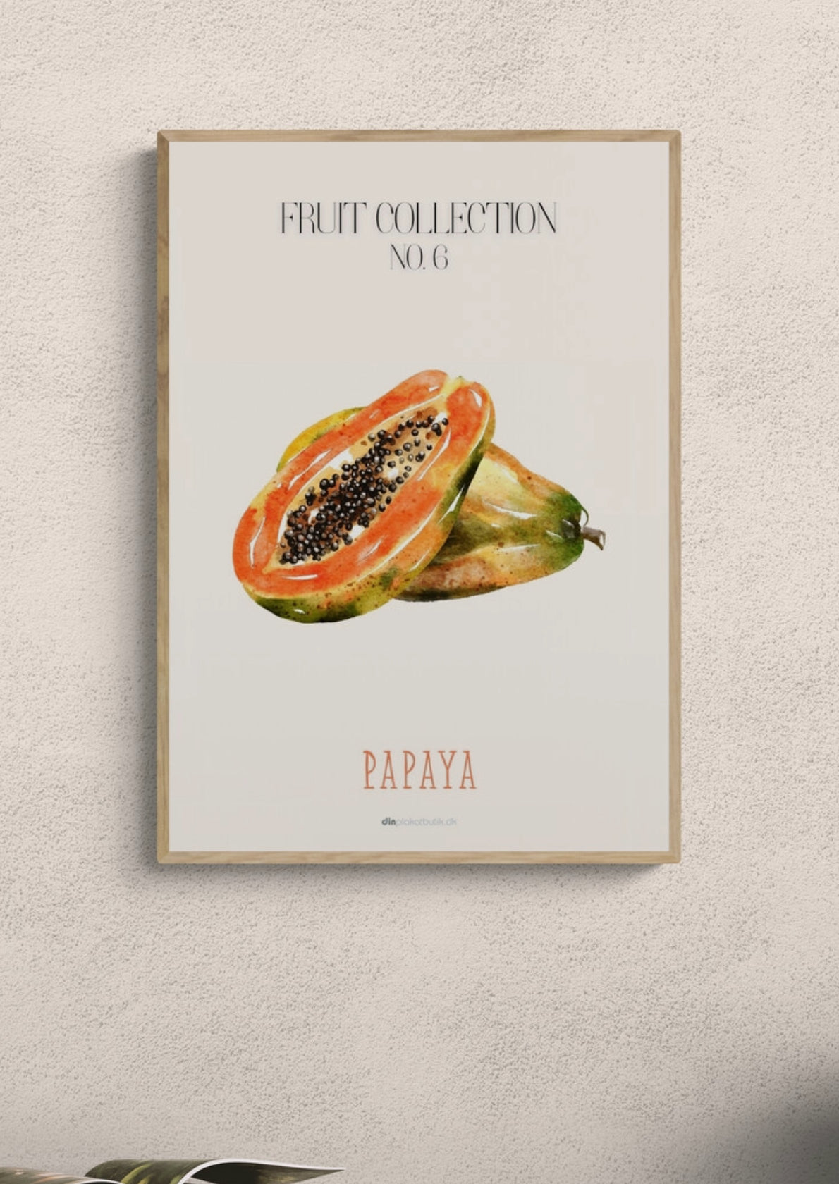 Frugtplakat - Papaya