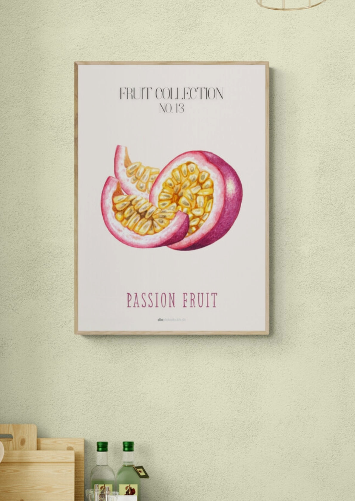 Frugtplakat - Passionsfrugt