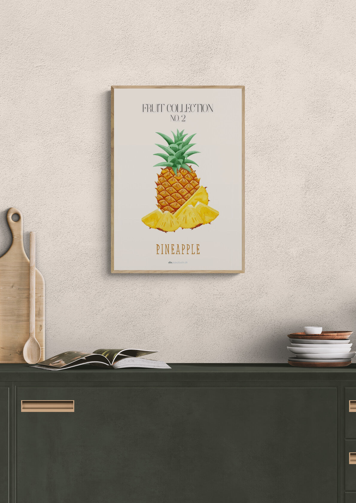 Frugtplakat - Ananas