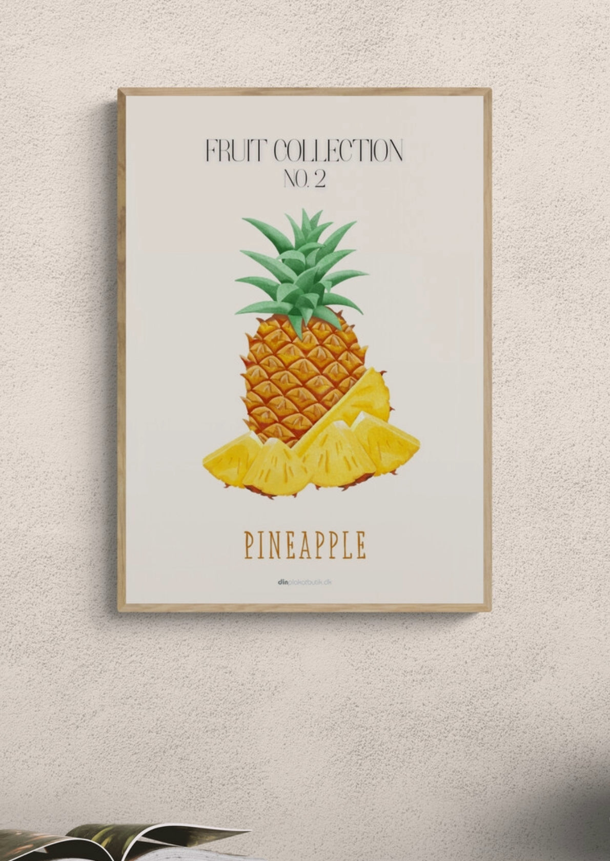 Frugtplakat - Ananas