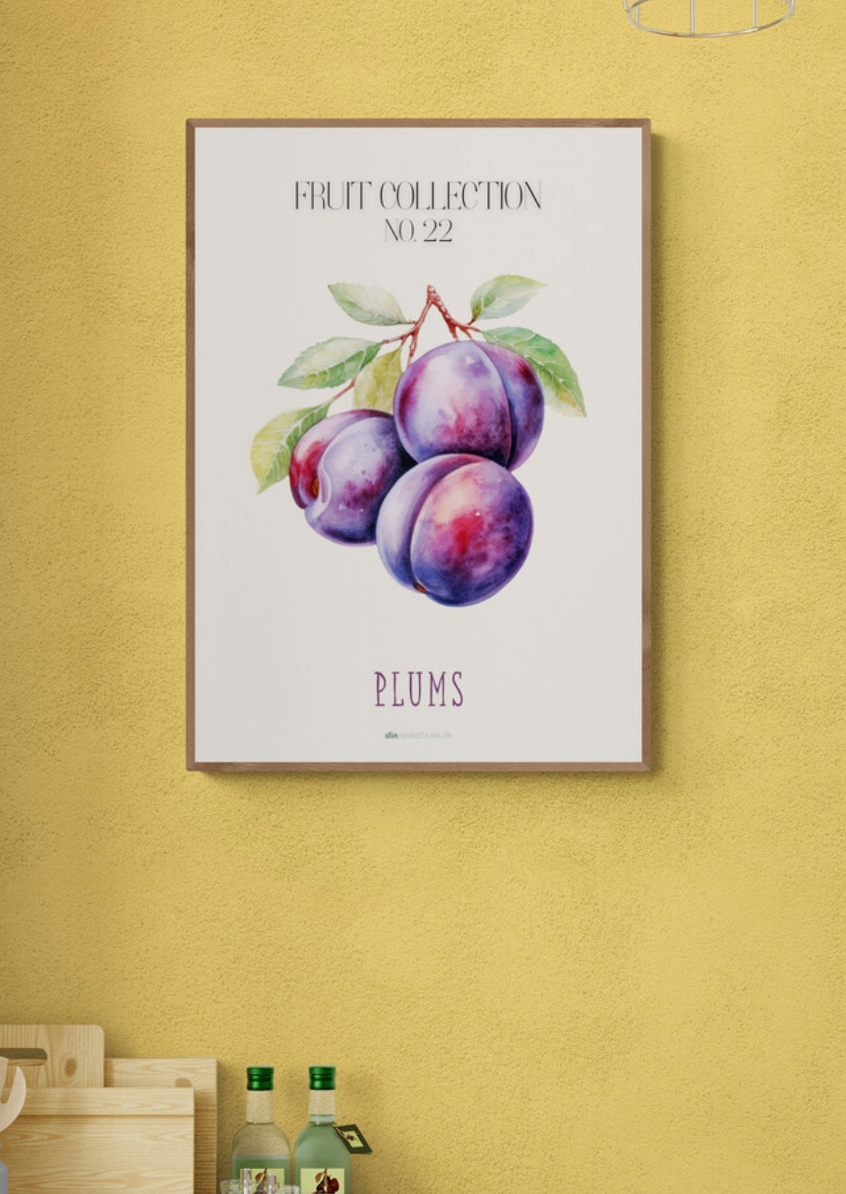 Frugtplakat - Blommer