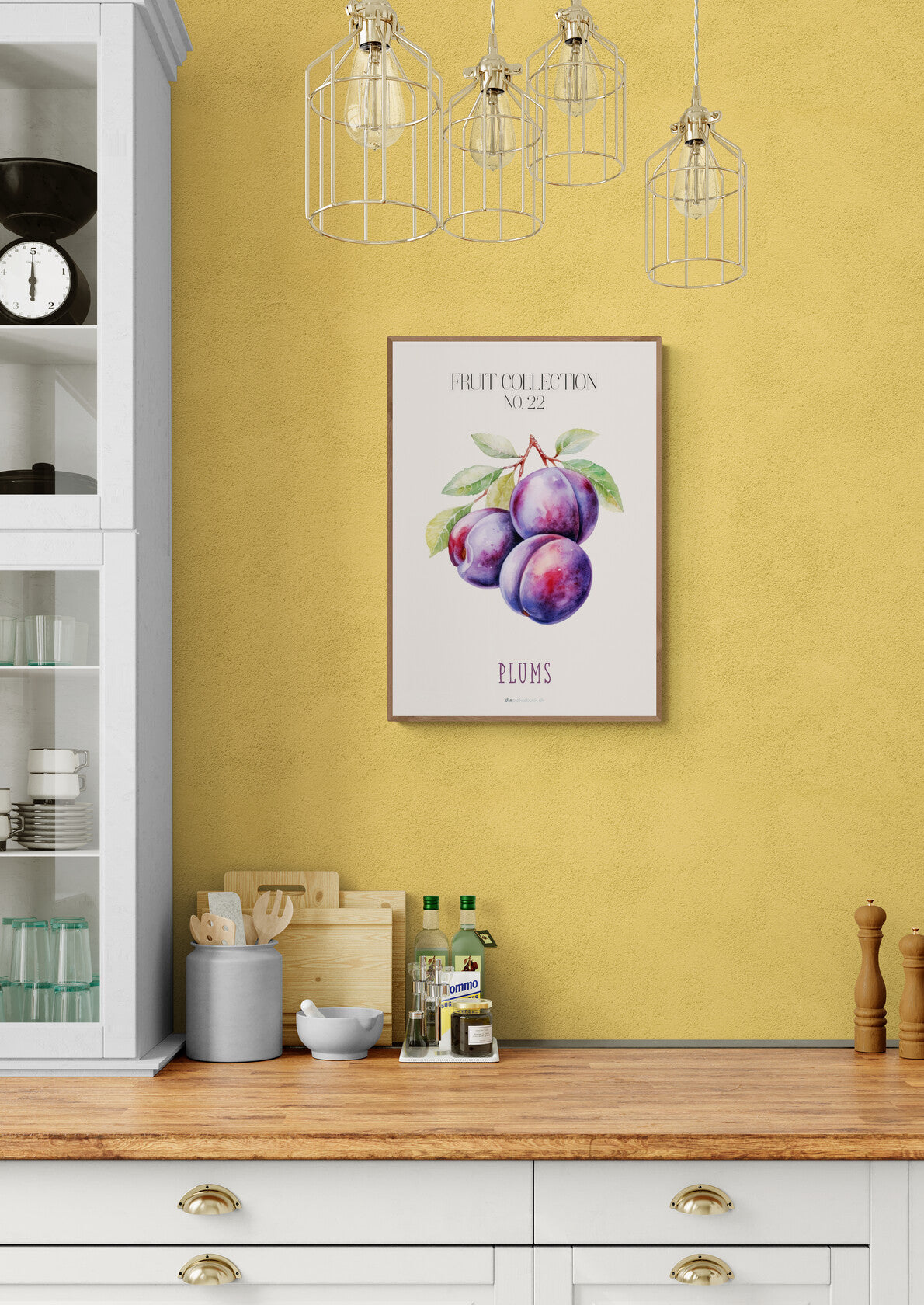 Frugtplakat - Blommer