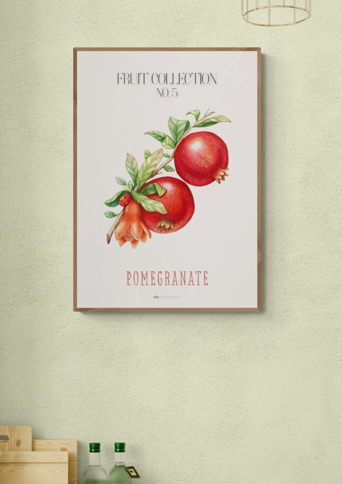 Frugtplakat - Granatæble