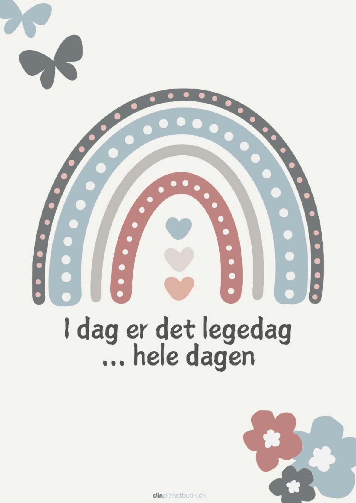 Legedag hele dagen - Blå/rød