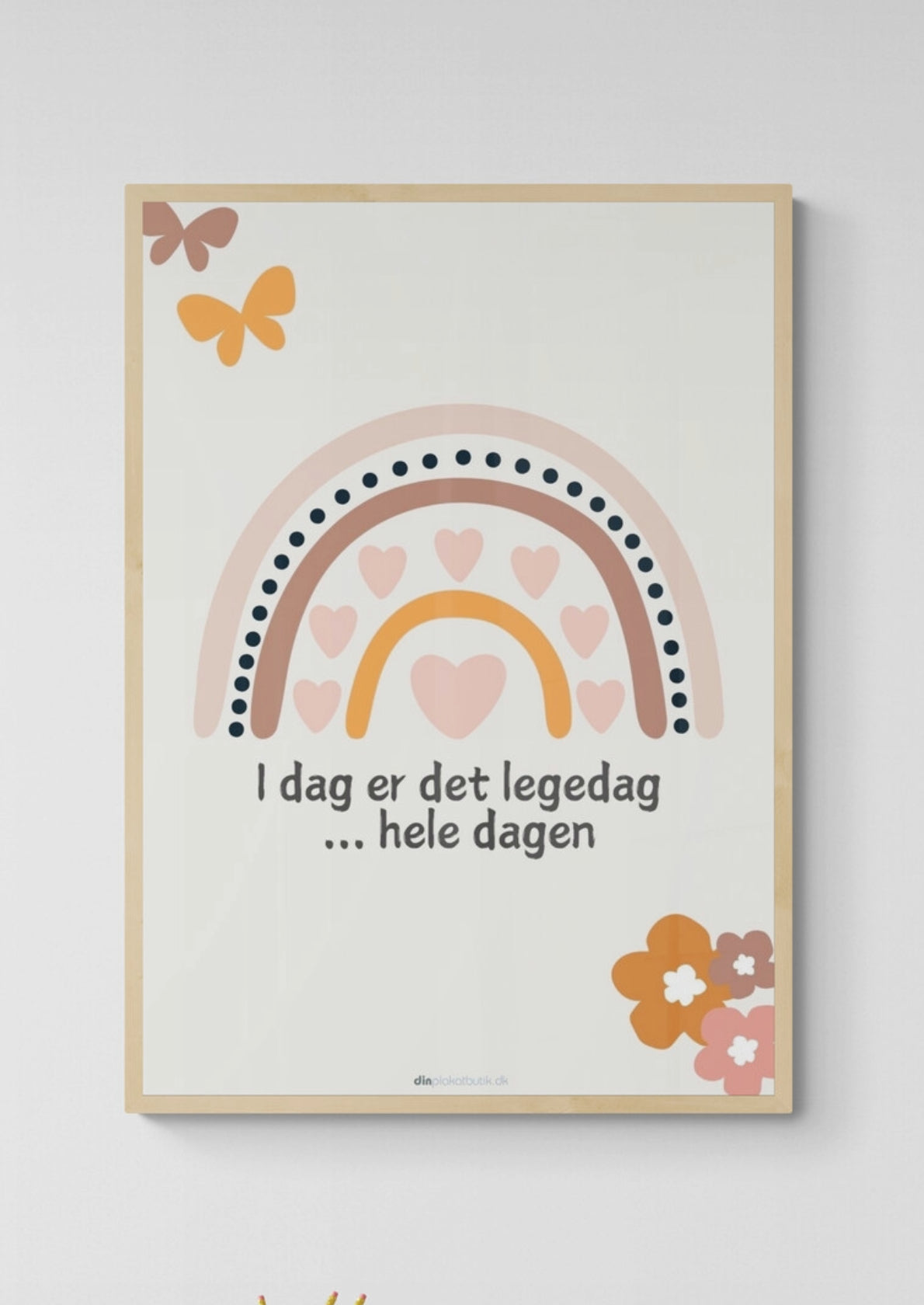 Legedag hele dagen - orange/brun
