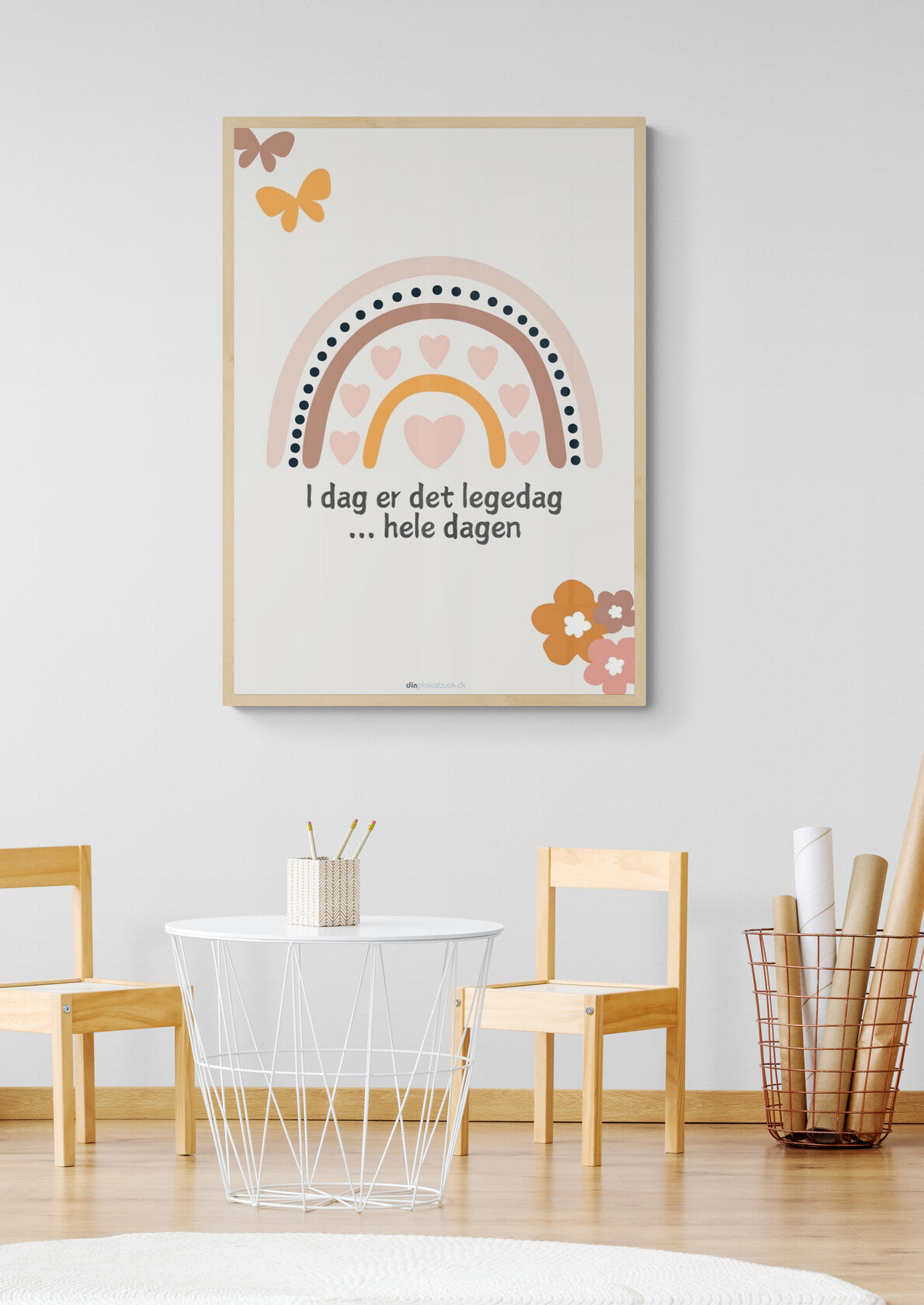 Legedag hele dagen - orange/brun