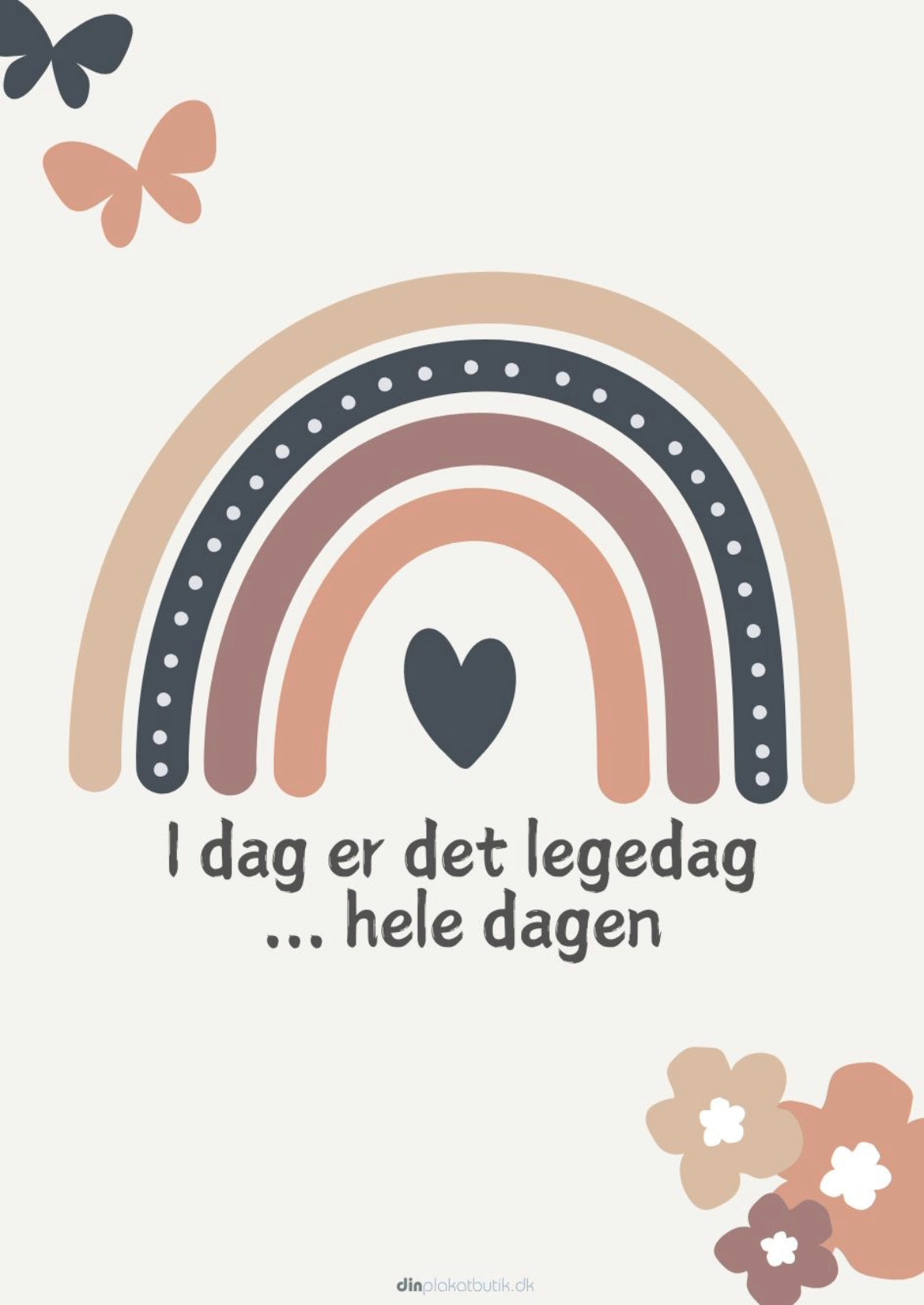 Legedag hele dagen - orange/sort