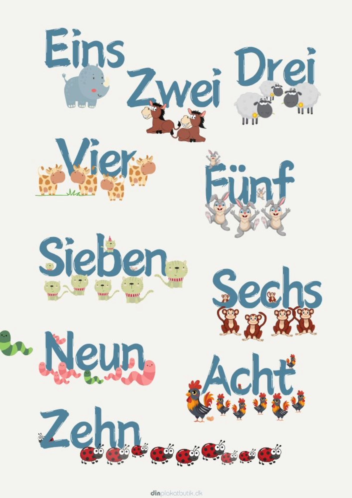 Tæl til 10 på tysk