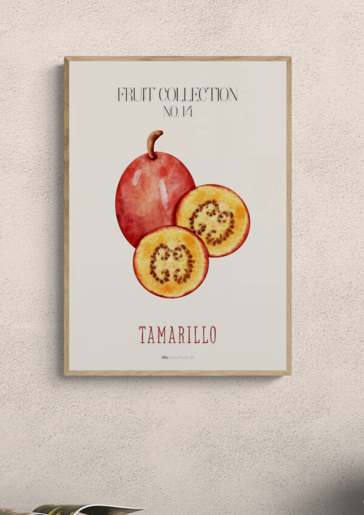 Frugtplakat - Tamarillo