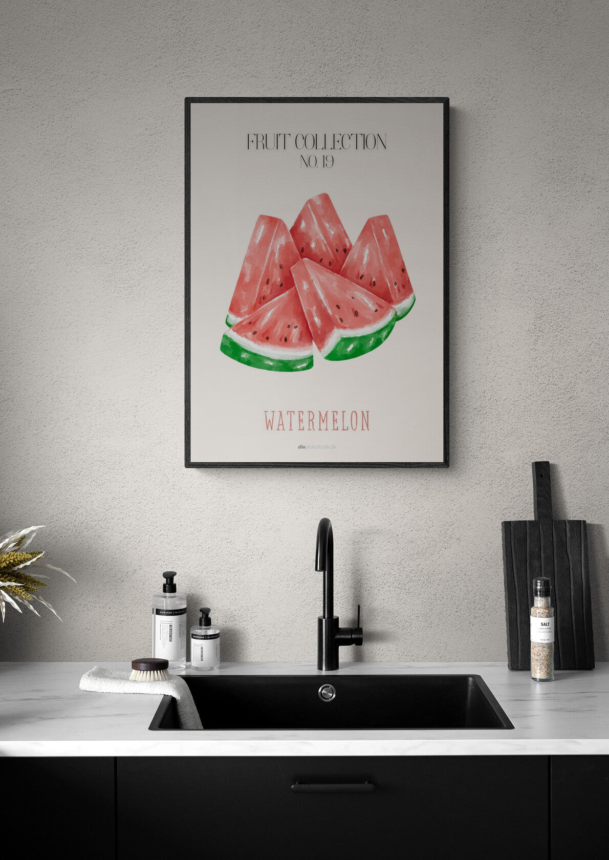 Frugtplakat - Vandmelon