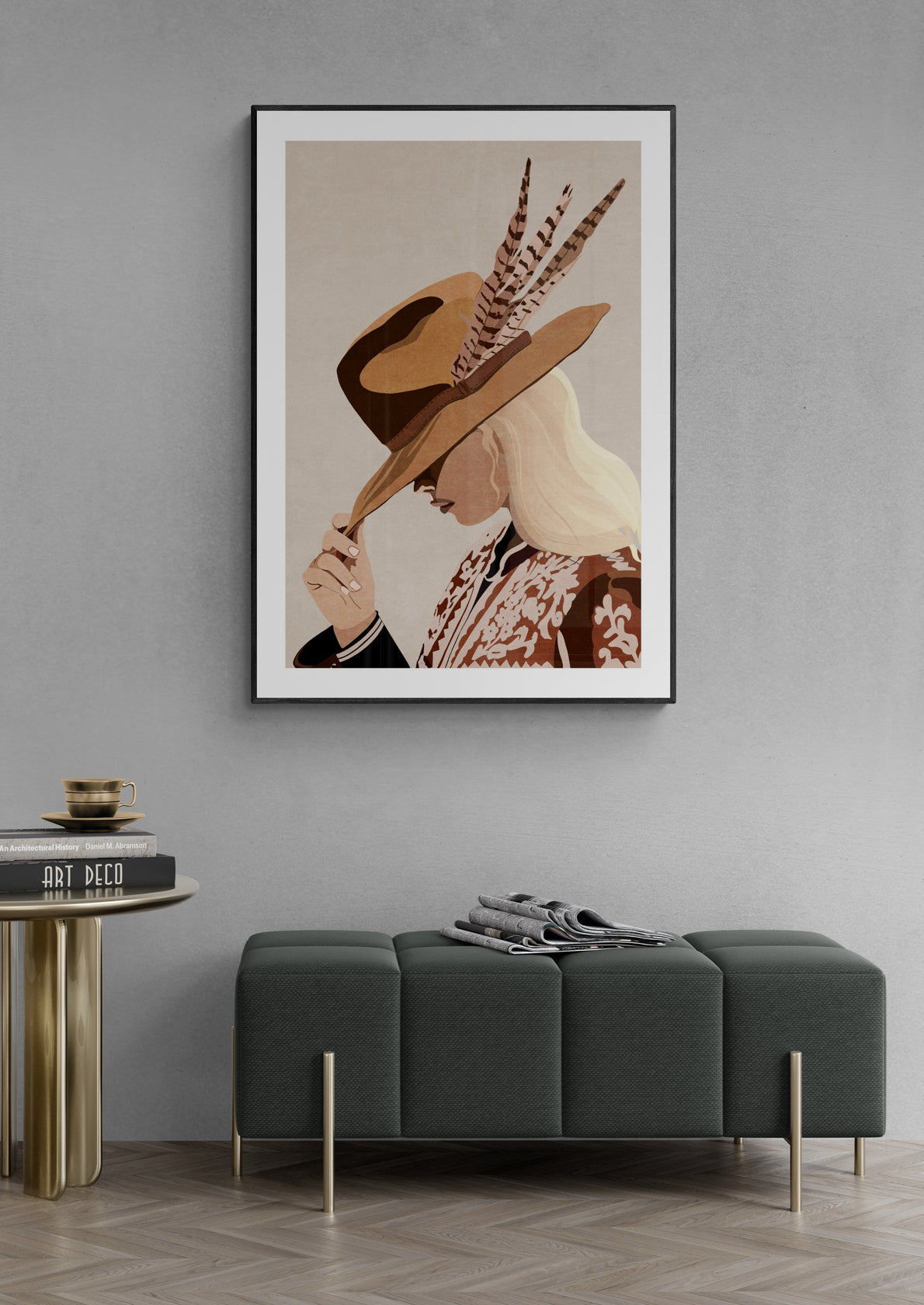 Plakater i Bronze nuancer