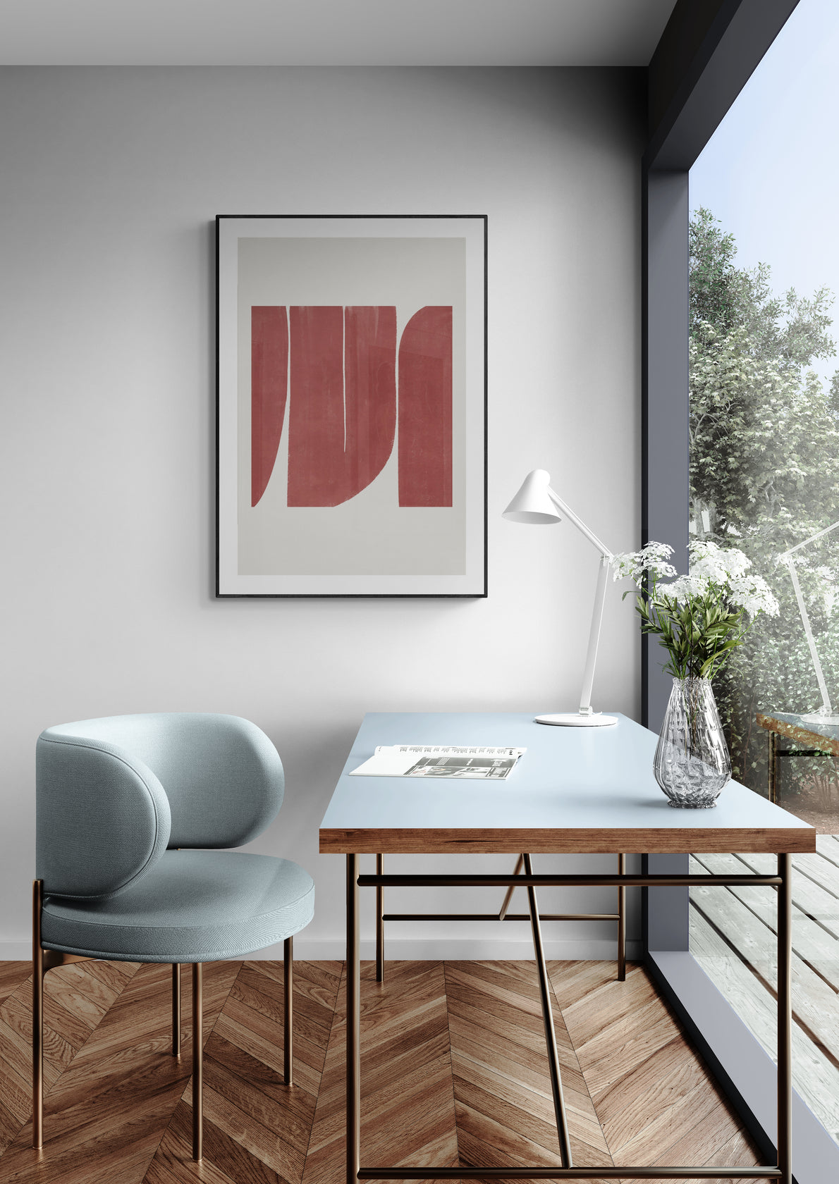 Plakater med geometriske motiver
