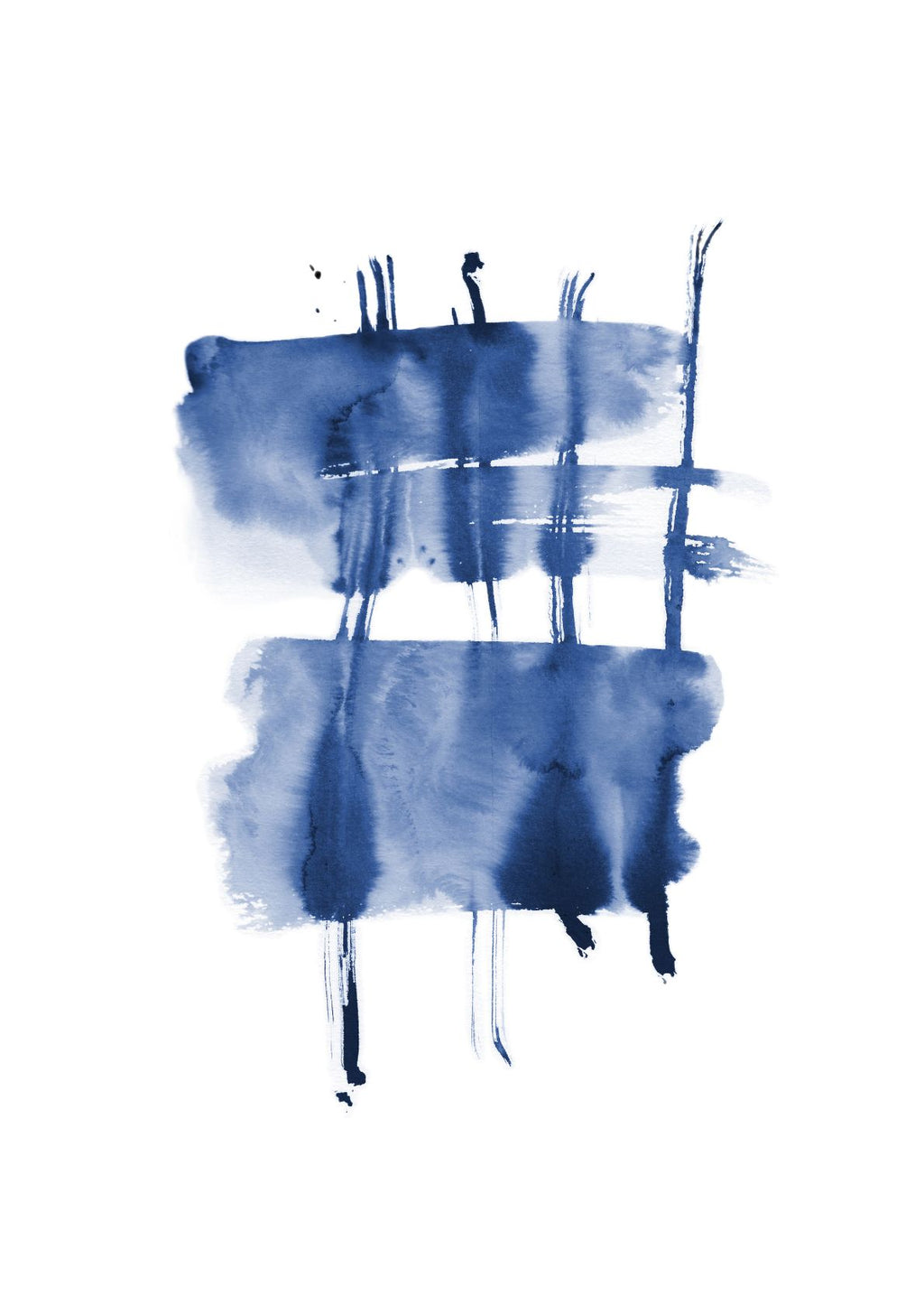 Indigo akvarel