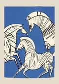 Tre stribede heste