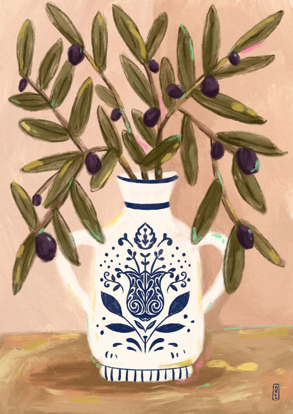 Kande med oliven