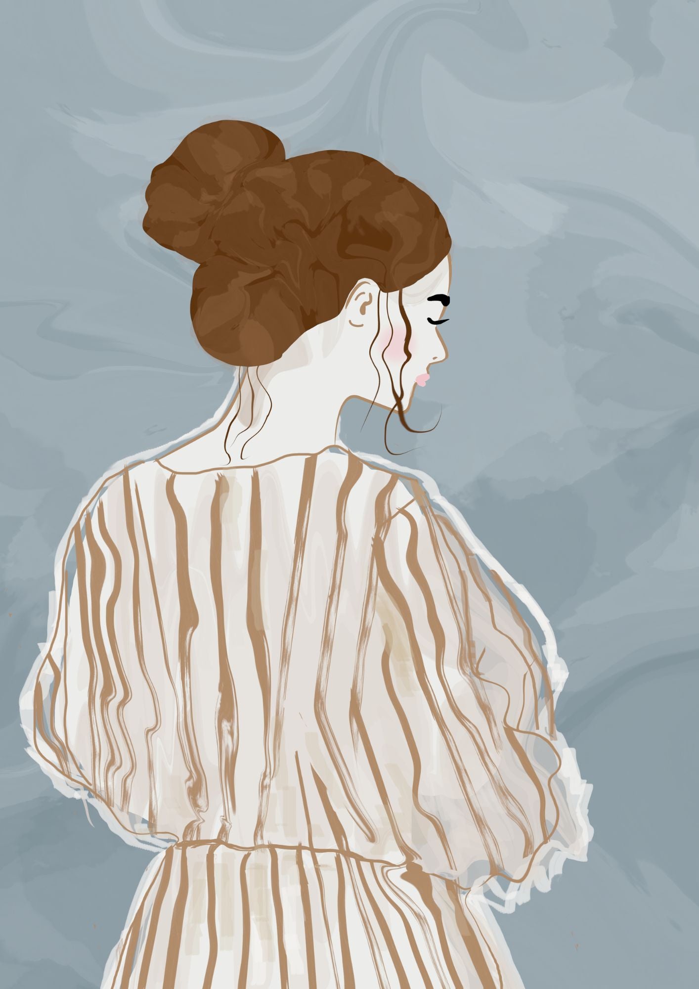 Woman Blue