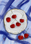 Kirsebær på Tallerken