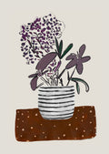 Lilla potteblomster