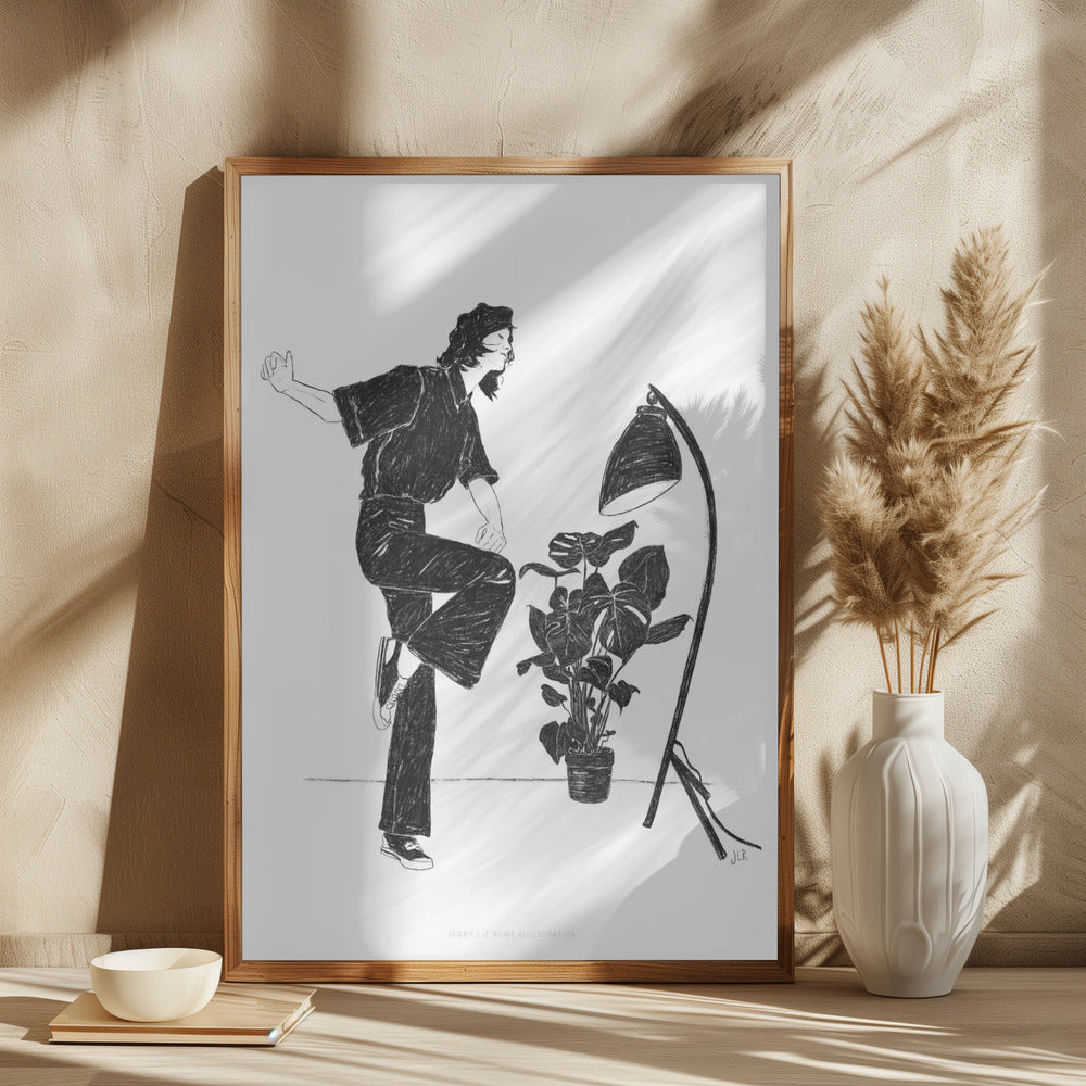 Danser i spotlight
