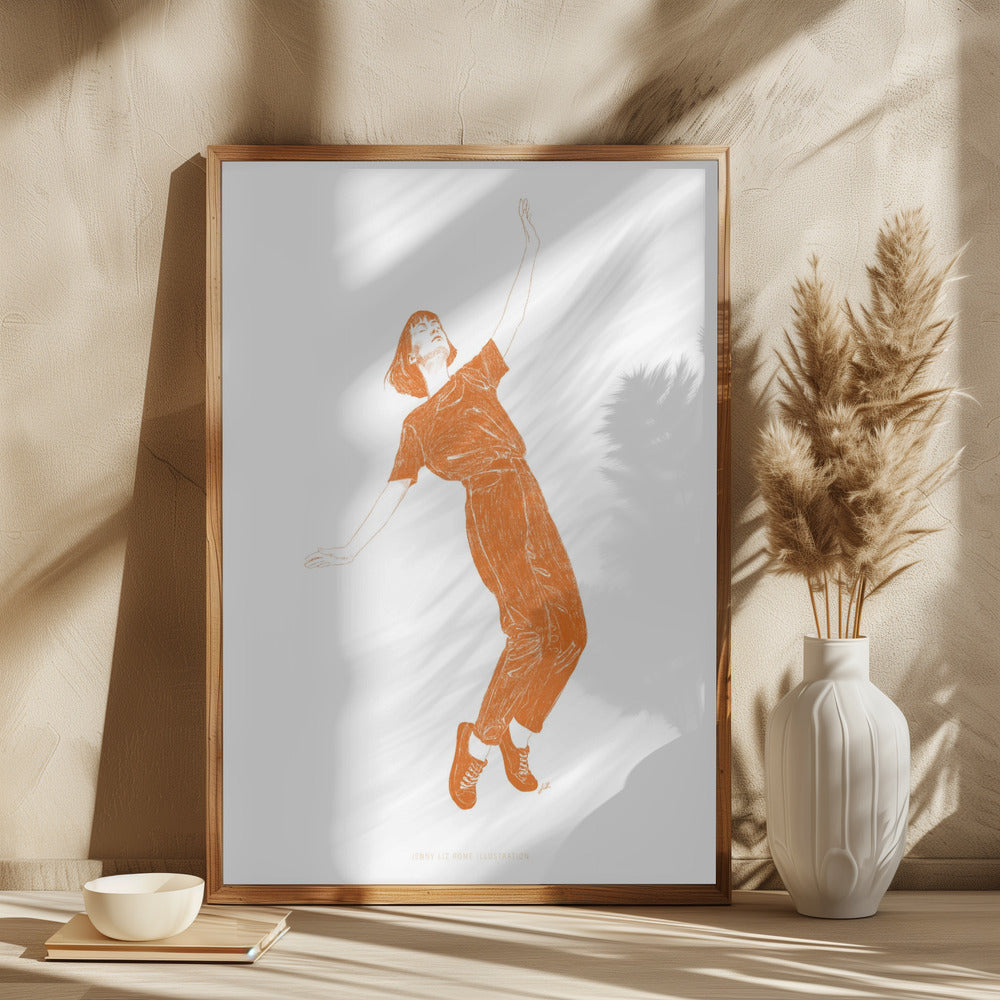 Danser i orange