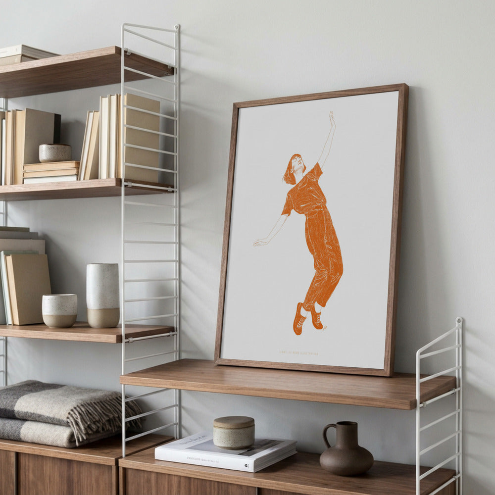 Danser i orange