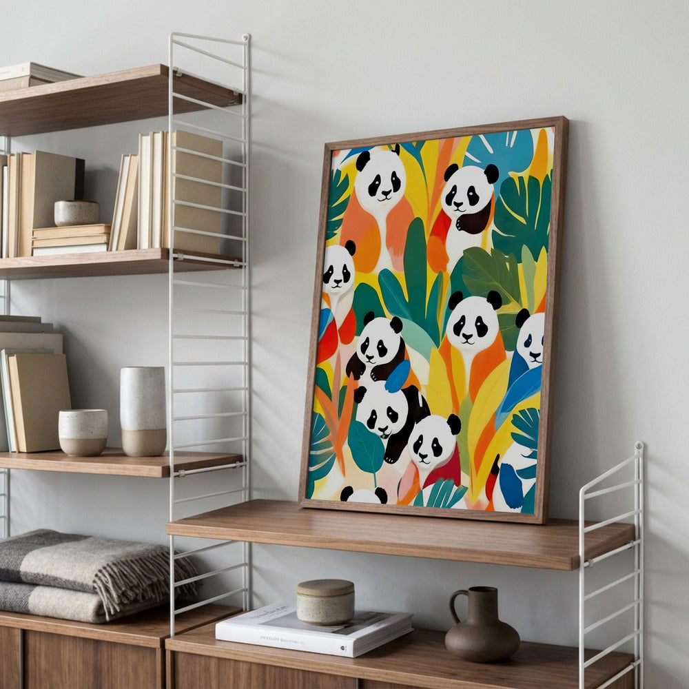 Pandaer i jungle