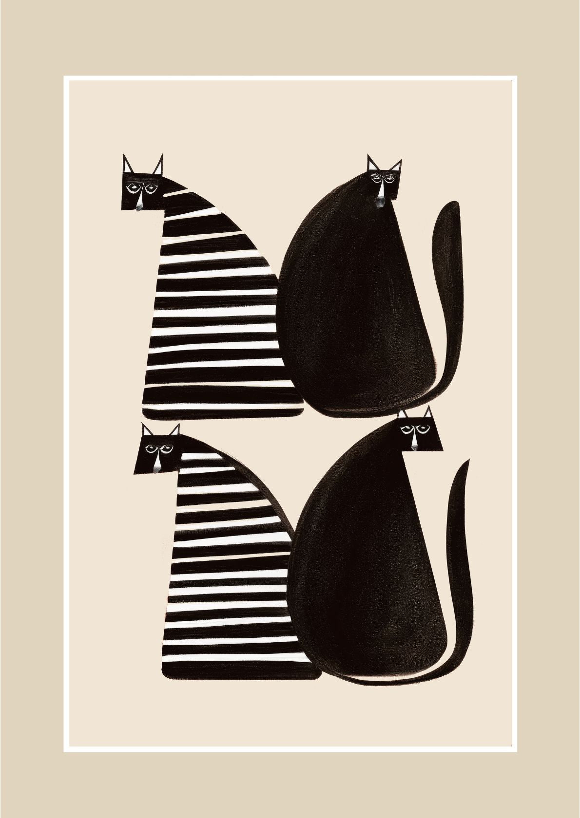 De sorte katte