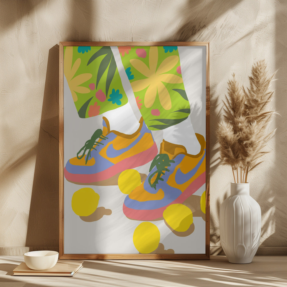 Farverige sneakers