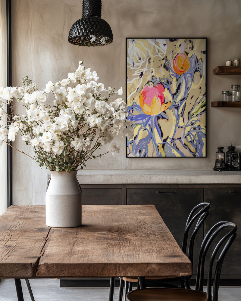 Blomsterplakat