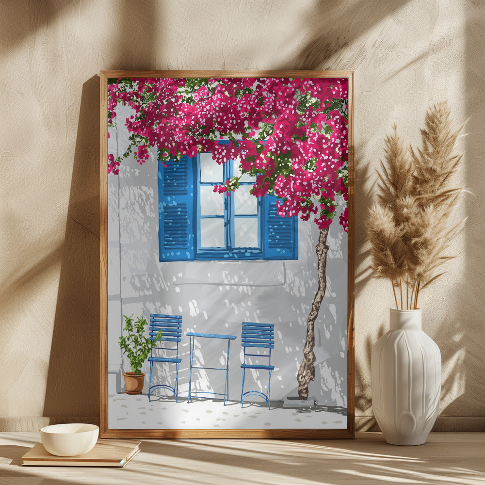 Blomstrende terrasse