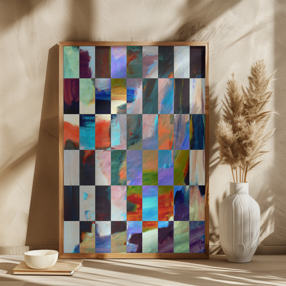 Farverigt Mosaikmønster