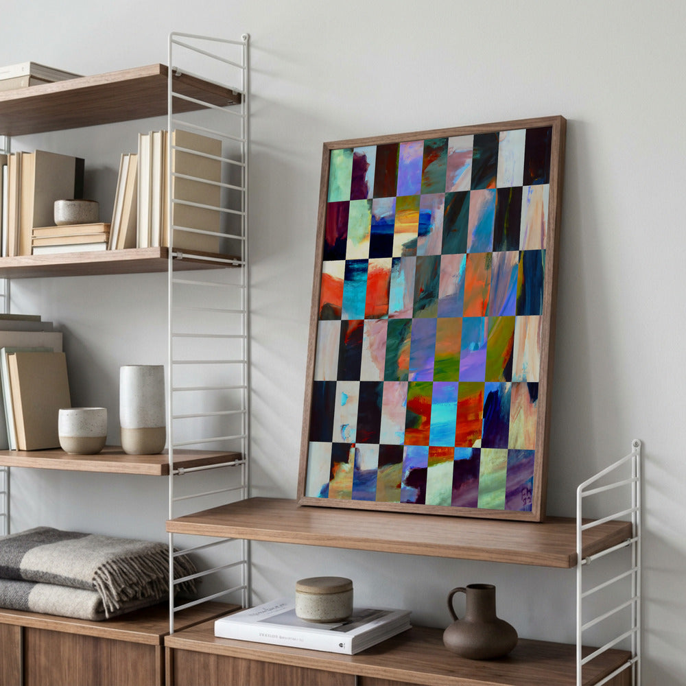 Farverigt Mosaikmønster