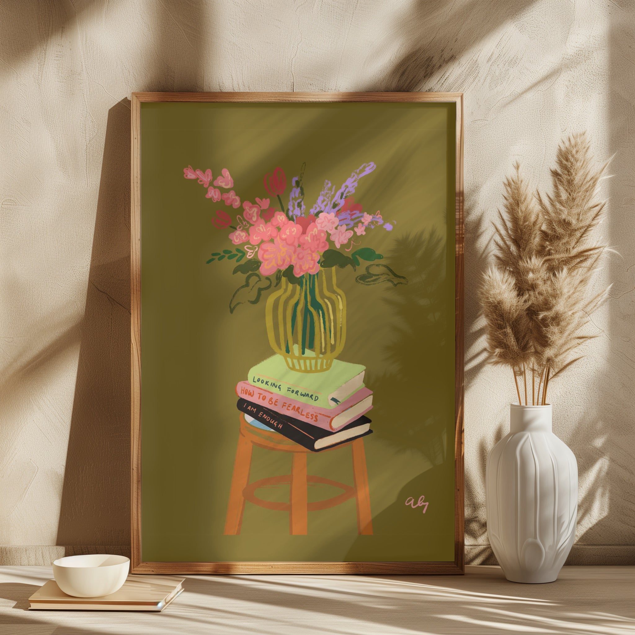 Blomster og bøger