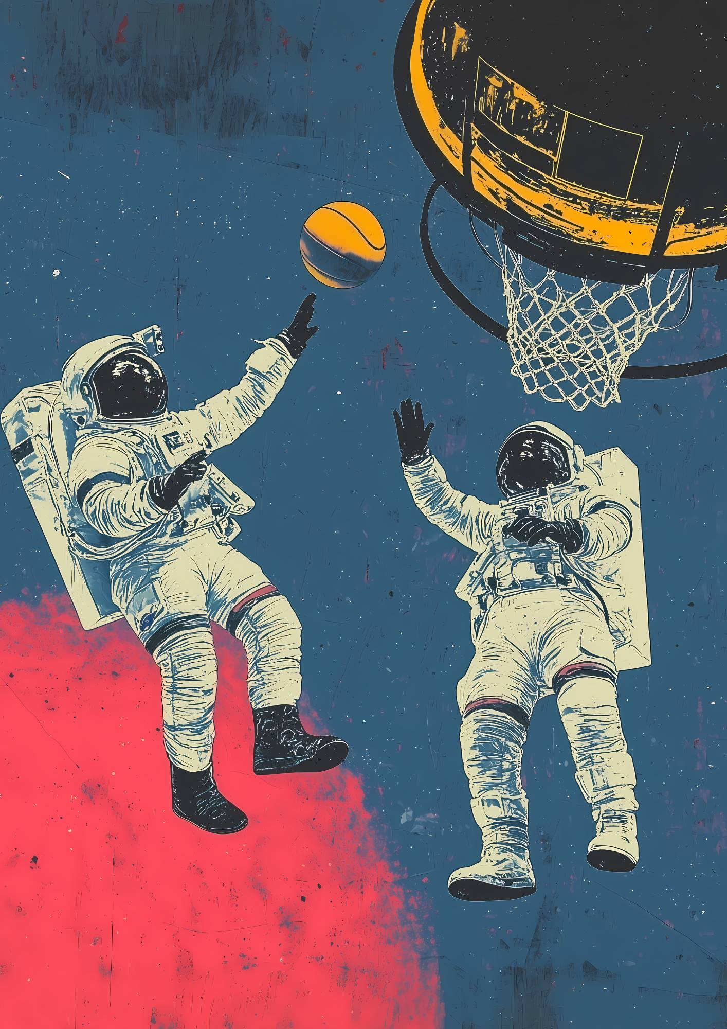 Astronauter Basket
