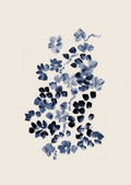 Indigo Blomstermotiv