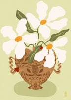 Finurlig blomsterhjerte