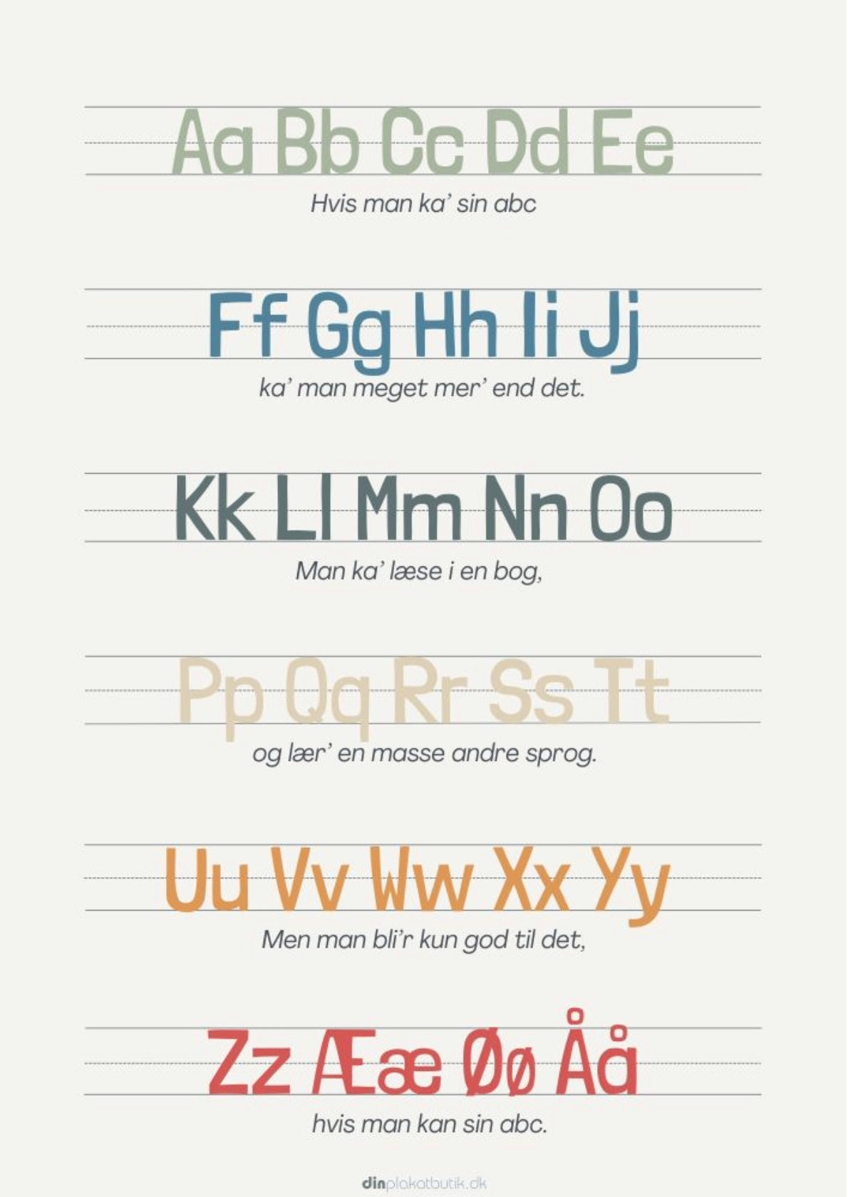 ABC sang - Farver