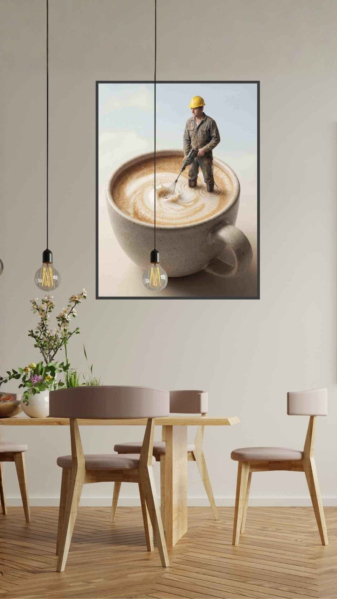 Menneskelig kaffeblander