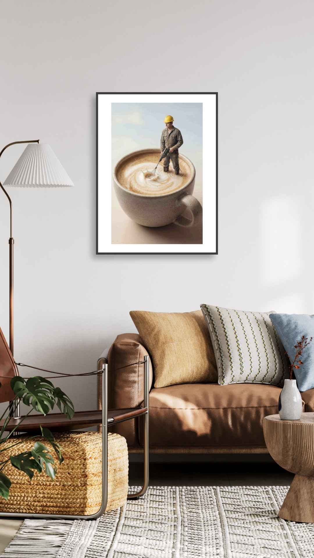 Menneskelig kaffeblander