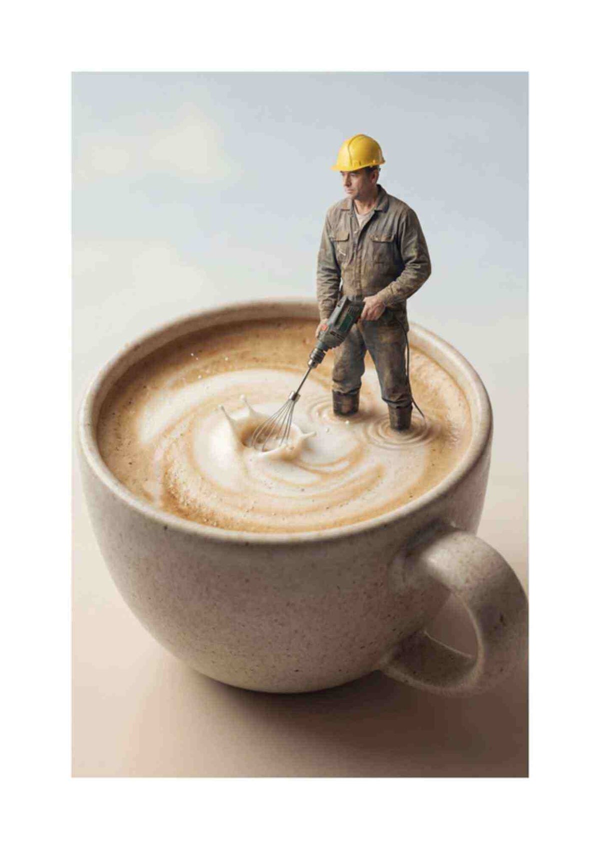 Menneskelig kaffeblander