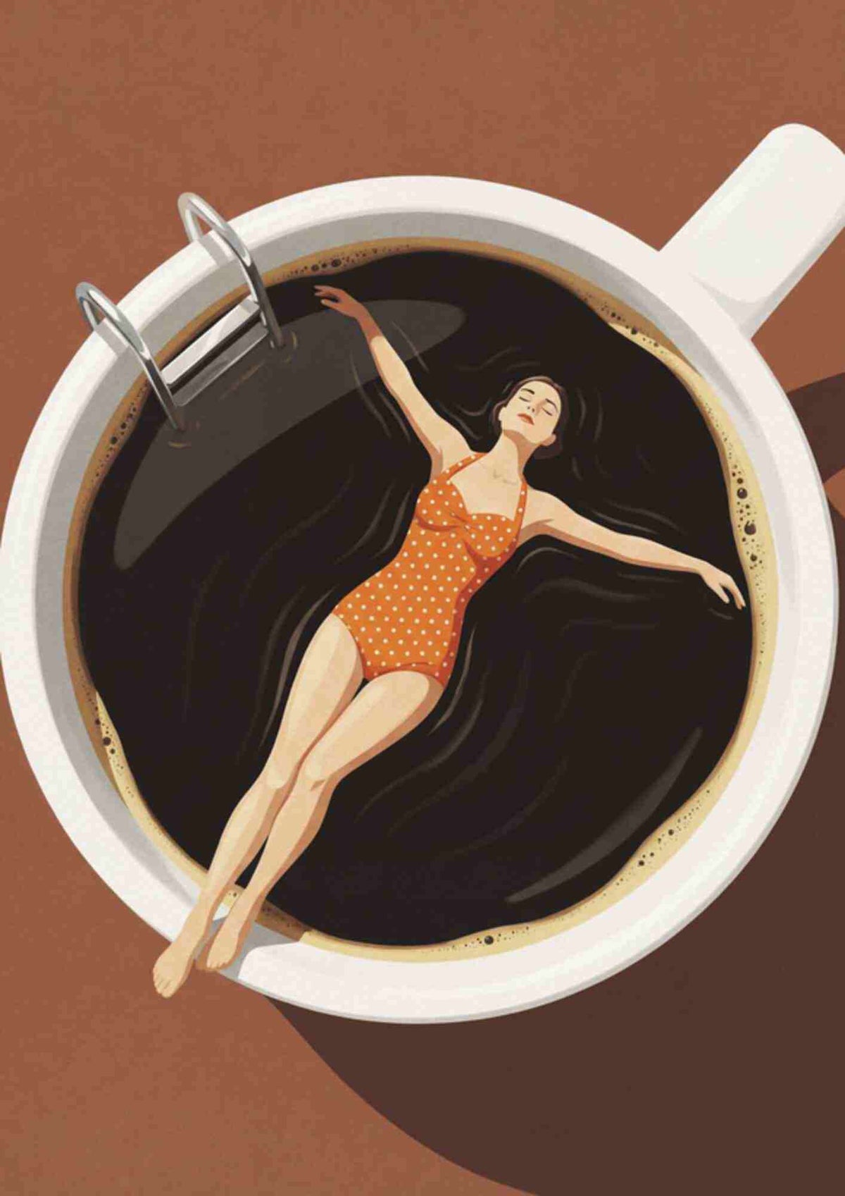 Kaffe svømning