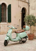 Mintgrøn scooter