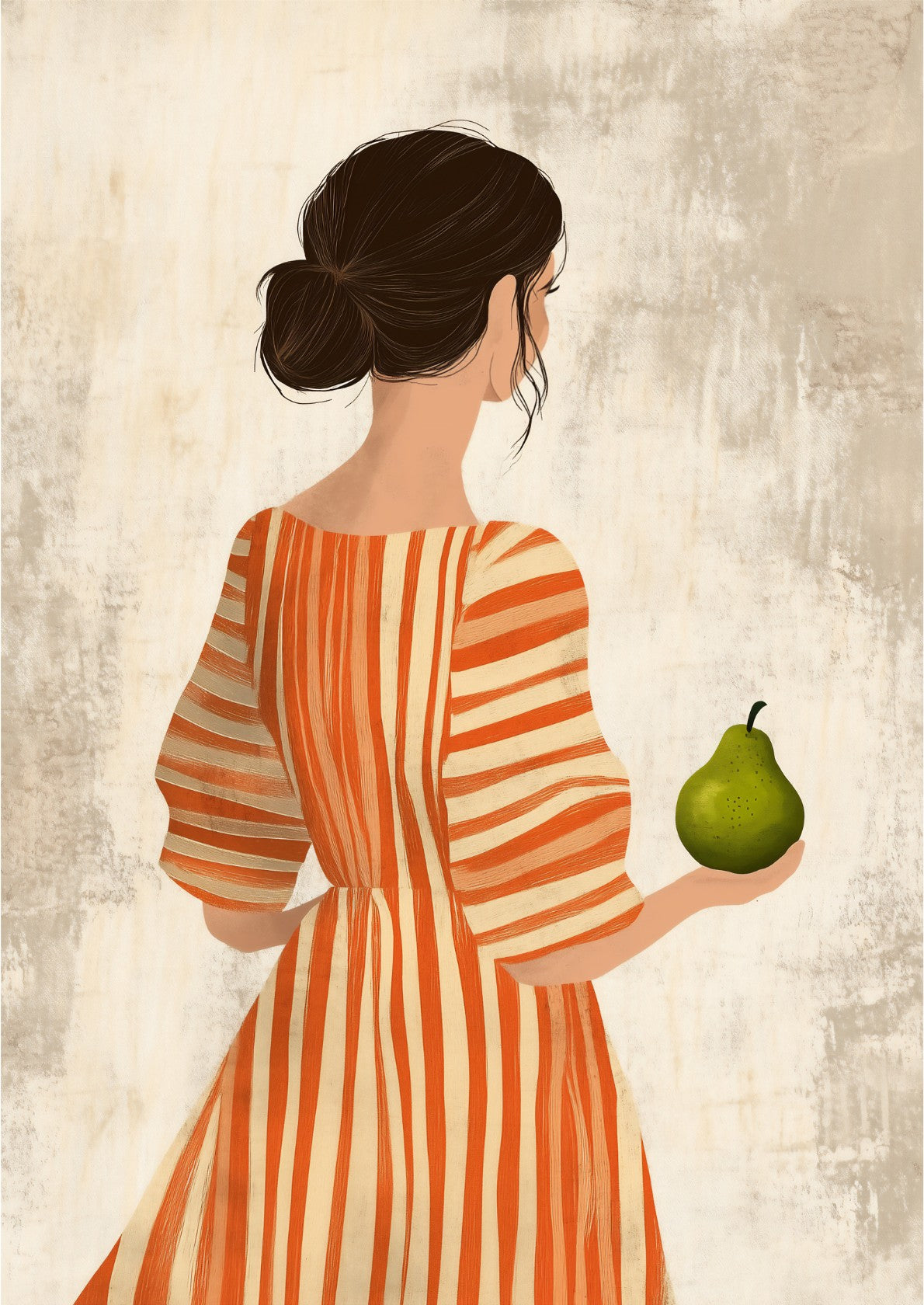 Woman in orange
